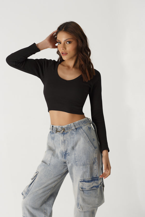 Blusa cohelo Negro