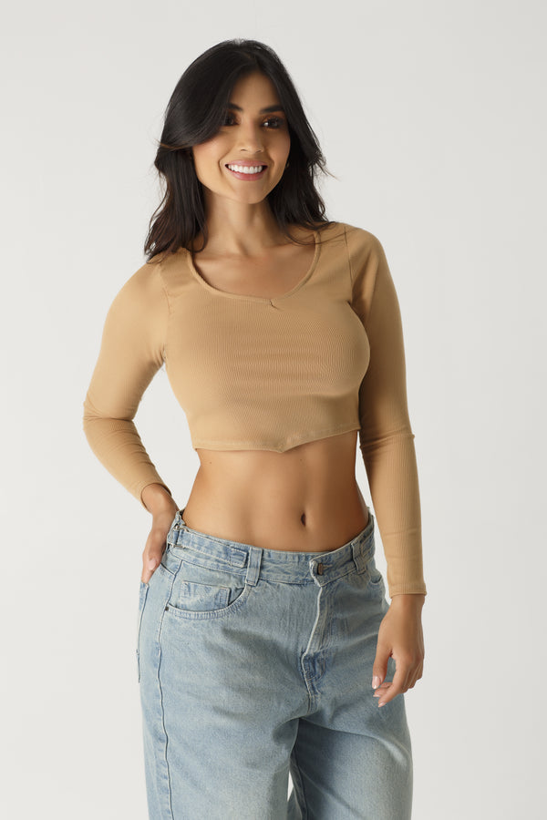 Blusa Romina Camel