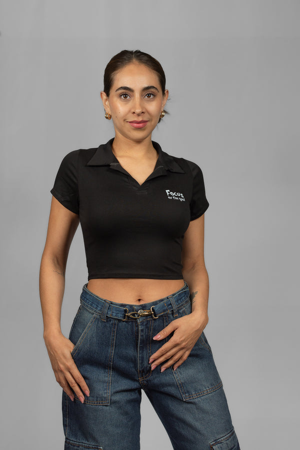 Blusa Polo Negro