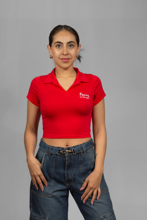 Blusa Polo Rojo